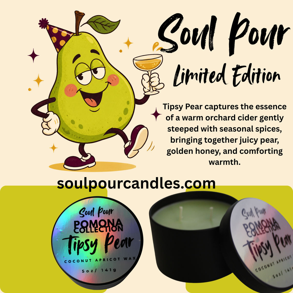 TIPSY PEAR: POMONA FALL CANDLE COLLECTION