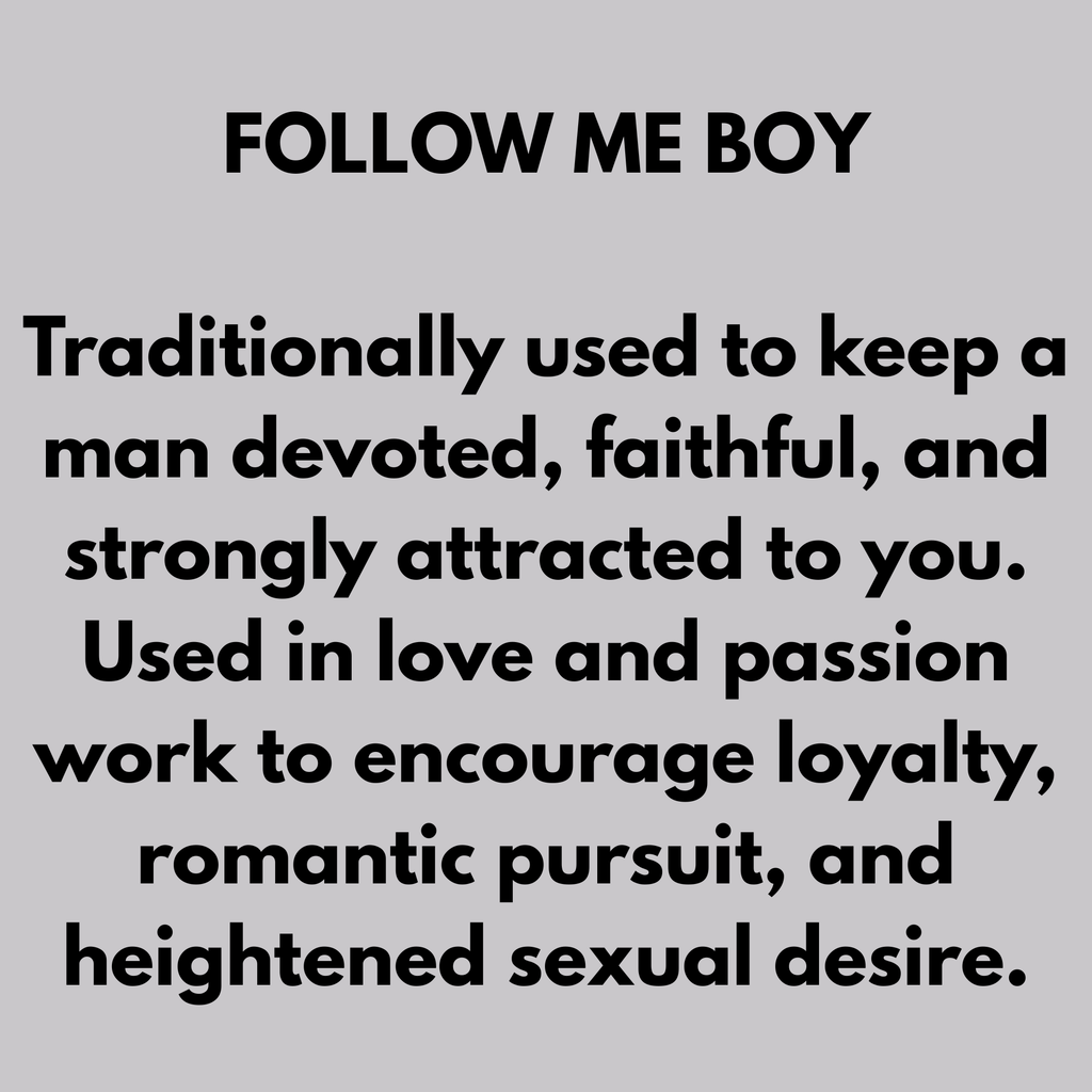 Follow Me Boy Oil