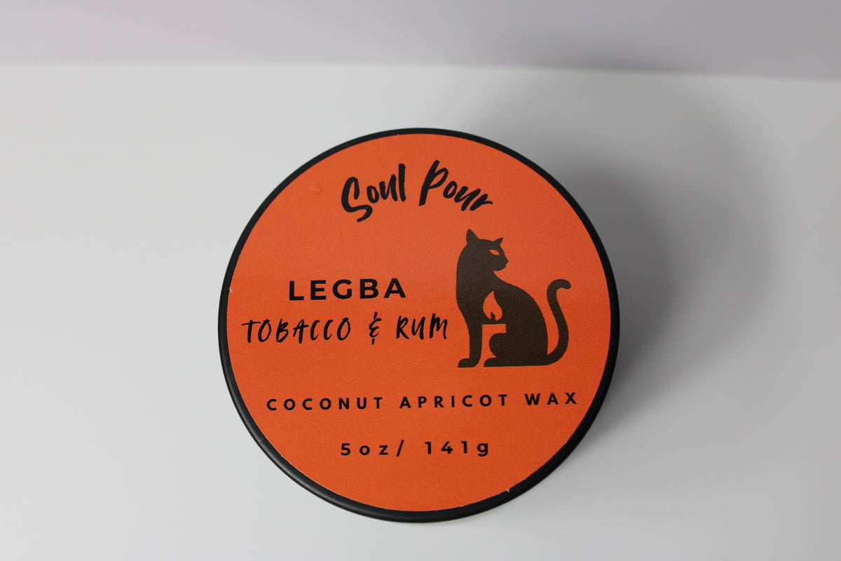 Legba: Tobacco & Rum, Tin Candle