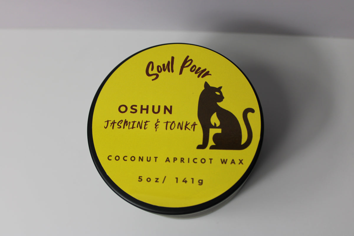 Oshun: Jasmine & Tonka, Tin Candle
