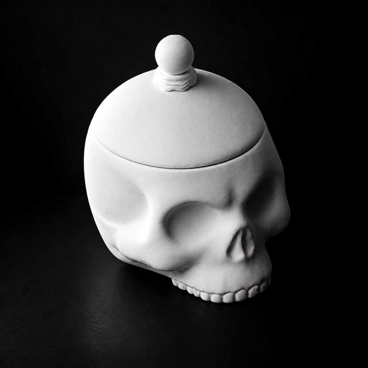 Hades: Vanilla and Cade Smoke I Skull Candle Vessel